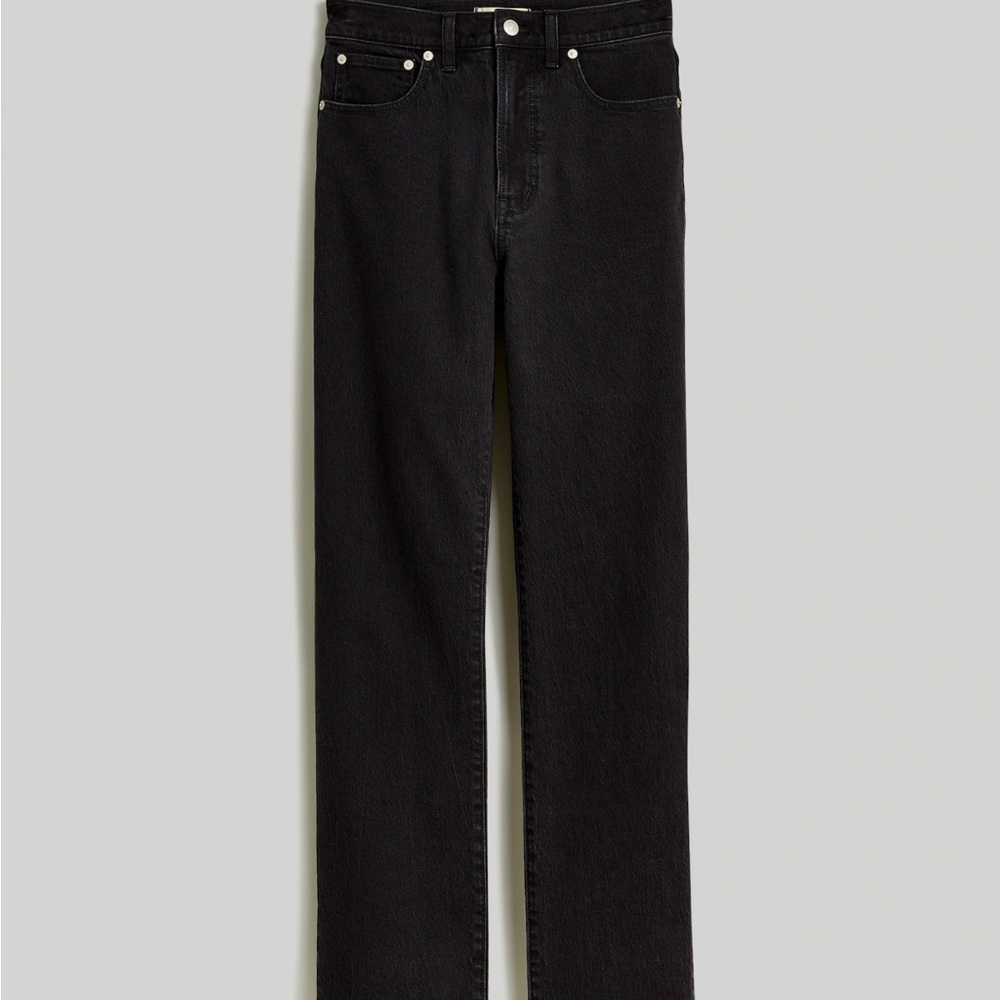 Madewell The 90s Straight Jean Black